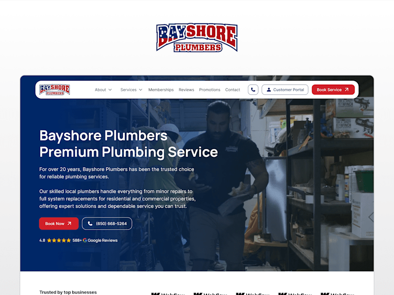 Cover image for Brand and Website Revamp for Bayshore Plumbers