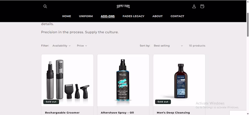 Cover image for Shopify store redesign for Willie