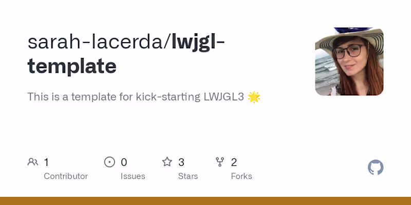 Cover image for LWJGL Project Template Development