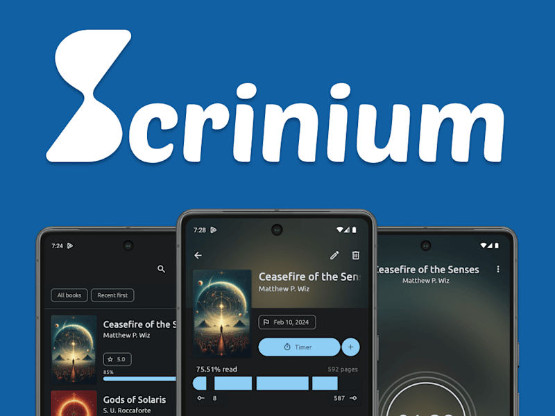 Cover image for Scrinium - Reading tracker