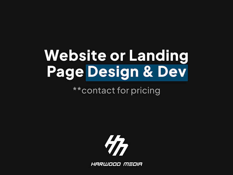 Cover image for Website/Landing Page Design & Development