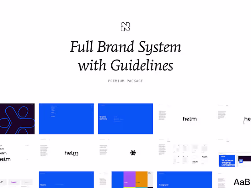Cover image for Full Brand System with Guidelines 