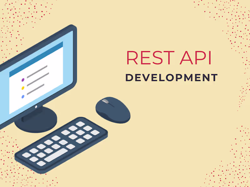 Cover image for REST API development