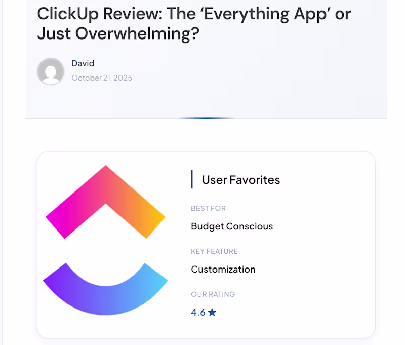 Cover image for ClickUp Review: The ‘Everything App’