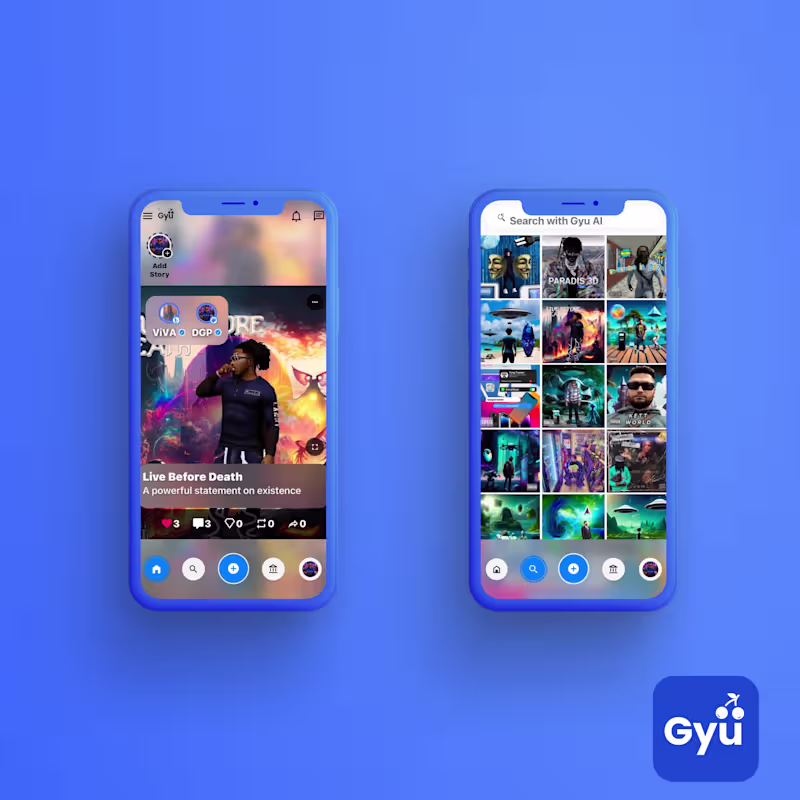 Cover image for Gyu App - Mockups