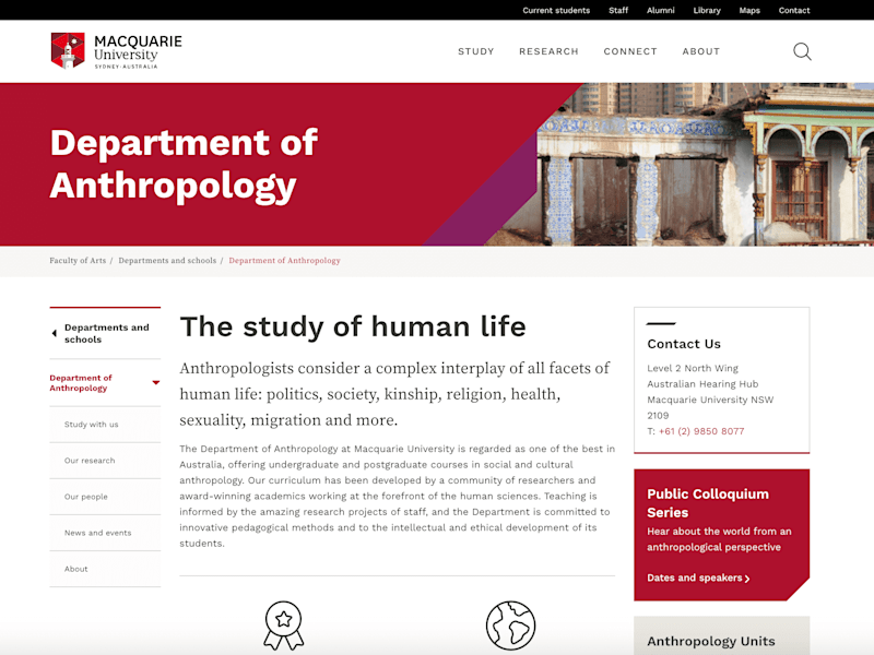 Cover image for Macquarie University  Design System