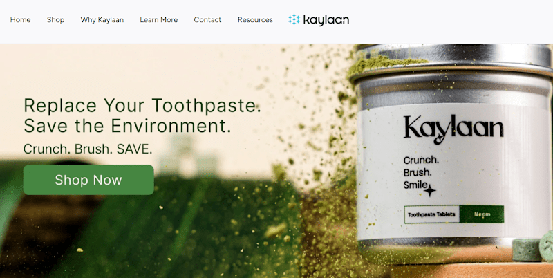 Cover image for Eco-Friendly Dental Products for Kaylaan