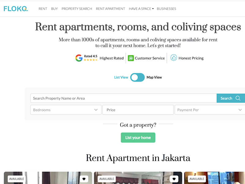 Cover image for Flokq.com - Rent Apartments, Co Living and Rooms