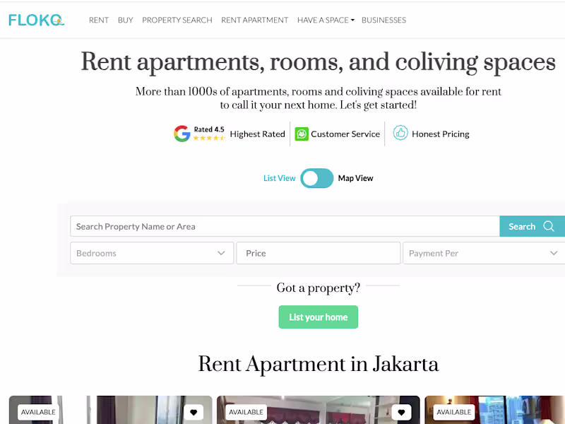 Cover image for Flokq.com - Rent Apartments, Co Living and Rooms