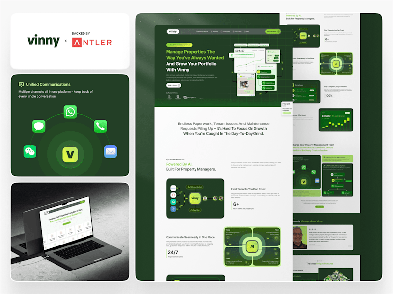 Cover image for Real Estate AI Agent [B2B] | Web Dev + UI Design+ Illustration 