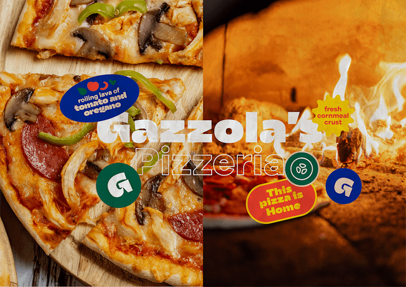 Cover image for Gazzola's Pizzeria - Branding Case Study on Behance