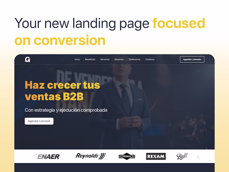 Cover image for Your new Landing Page