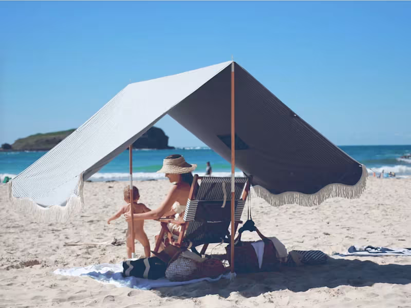 Cover image for The Best Beach Tents to Upgrade Your Seaside Vacation