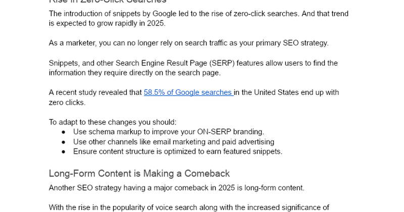 Cover image for Key SEO Trends for 2025