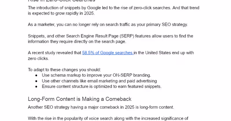 Cover image for Key SEO Trends for 2025