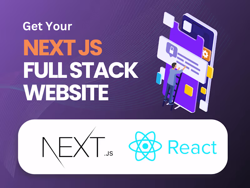 Cover image for React & Next.js Web App Development: Frontend & Full Stack