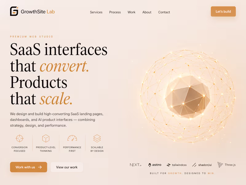 Cover image for Investor-Ready SaaS Interface — AI-Native Decision Intelligence