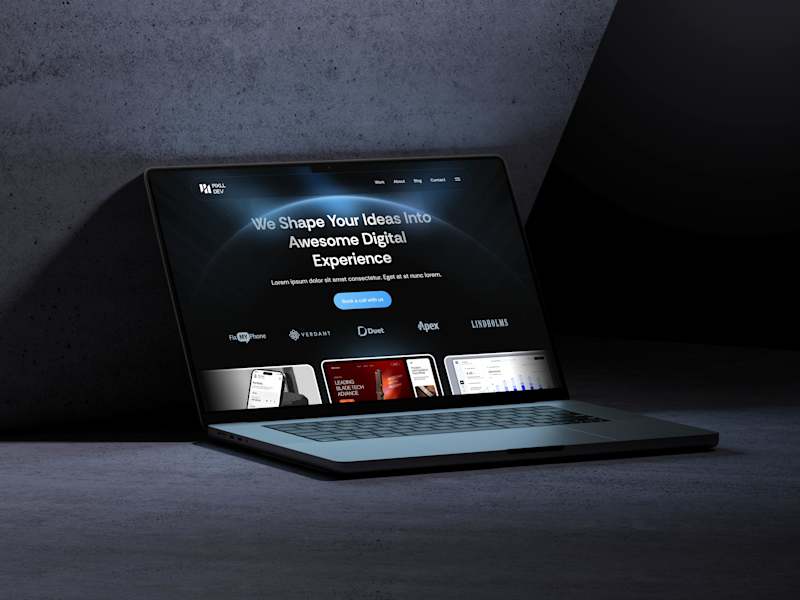 Cover image for Pixll Dev : Landing Page Design