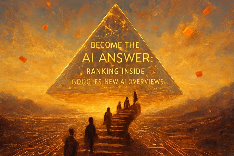 Cover image for Become the AI Answer: Ranking Inside Google’s New AI Overviews