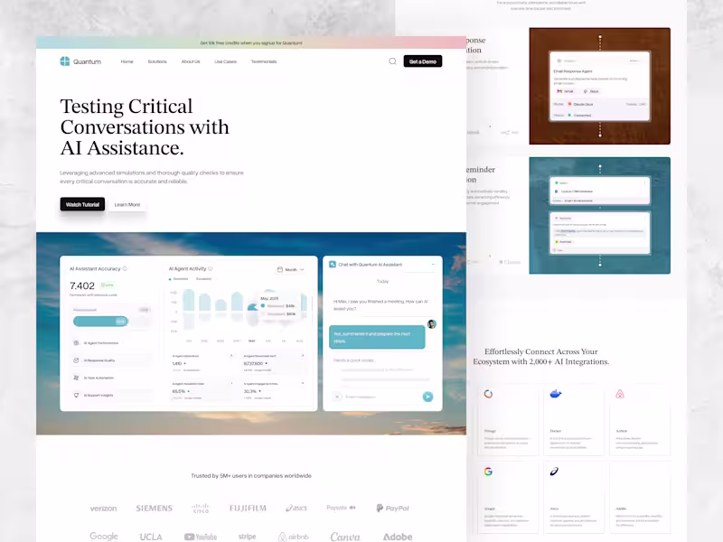 Cover image for This AI SaaS landing page