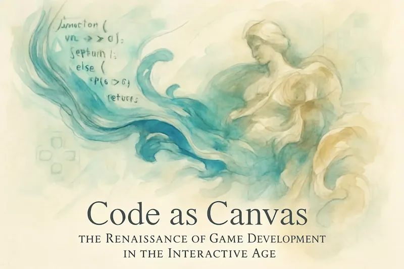 Cover image for Code as Canvas: The Renaissance of Game Development in the Interactive Age