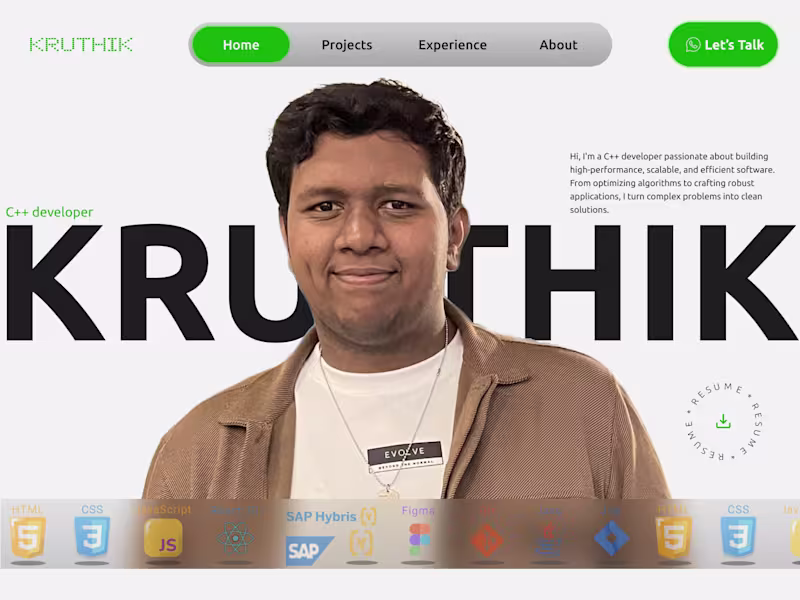 Cover image for I designed and developed a