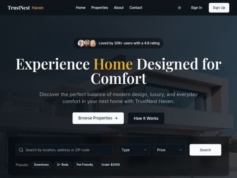 Cover image for TrustNest Haven