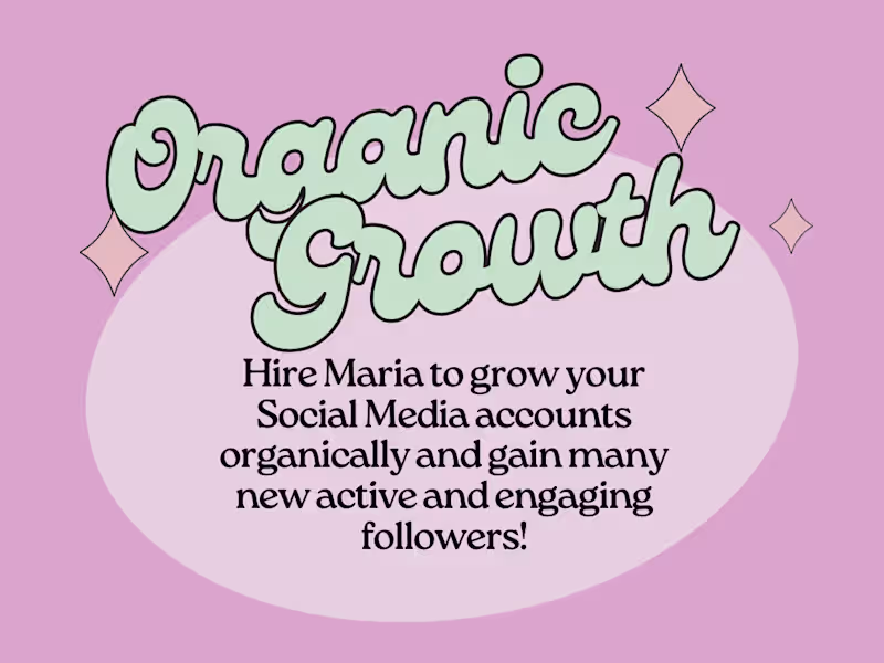 Cover image for Organic Social Media Growth Strategy