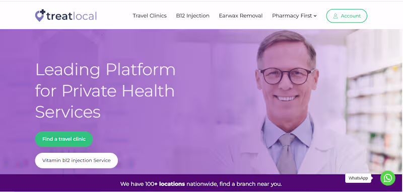 Cover image for Treatlocal presents a clean, easy-to-navigate