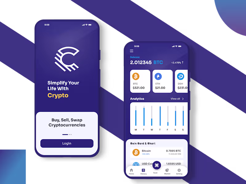 Cover image for Professional and minimal mobile app design
