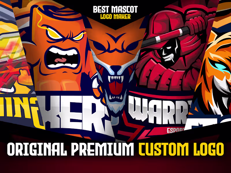 Cover image for Amazing Mascot E-Sport Logo 