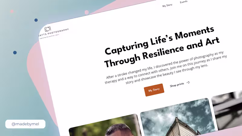 Cover image for Comprehensive Website Redesign for Photographer