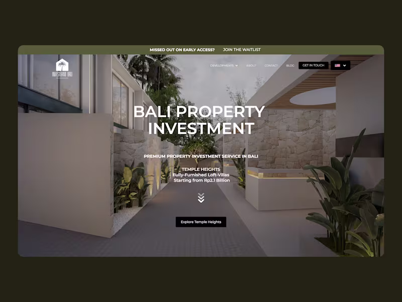 Cover image for Investland Bali Web Development