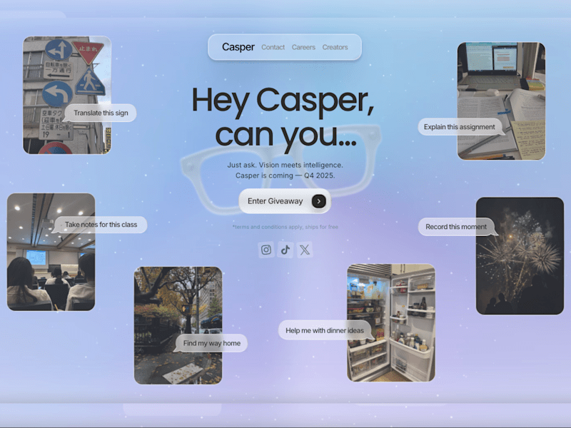 Cover image for HeyCasper Framer site