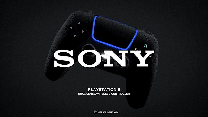 Cover image for DUALSENSE WIRELESS CONTROLLER PRODUCT RENDER :: Behance