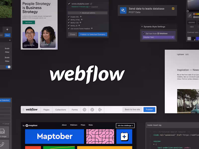 Cover image for Custom Webflow Landing Page Design and Development