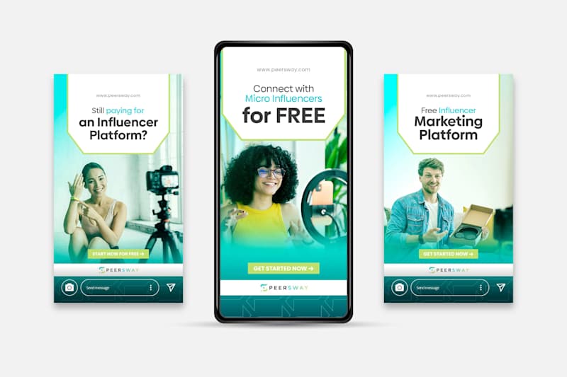 Cover image for Peersway | Social Media Design 