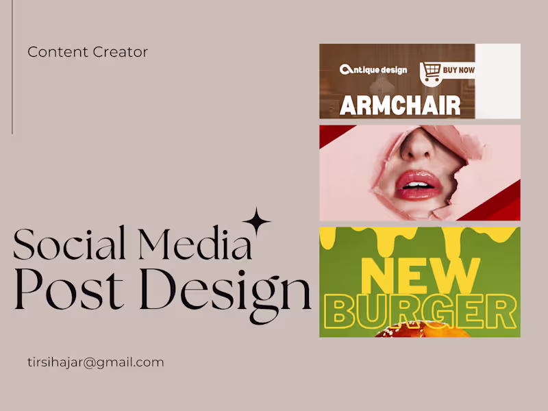 Cover image for I will design stunning Social Media Content
