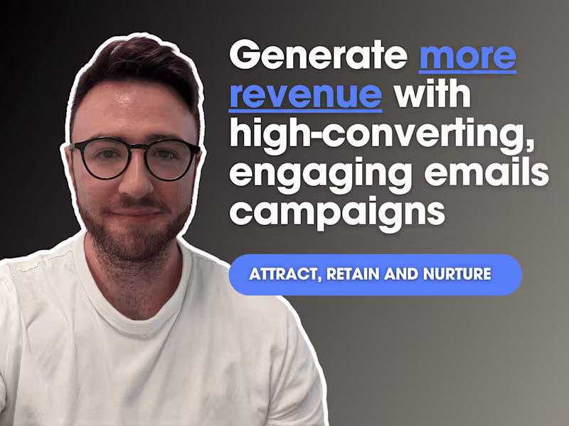 Cover image for I will create 8 email campaigns to skyrocket your sales