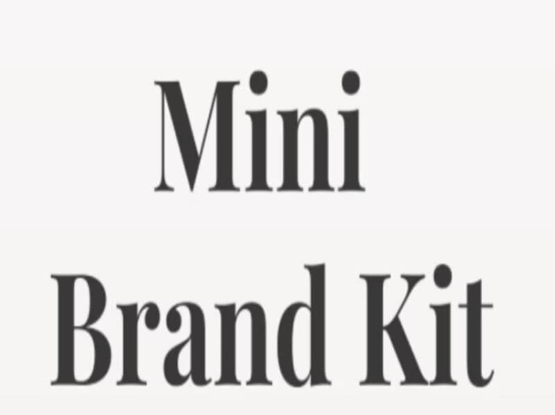 Cover image for Brand kit