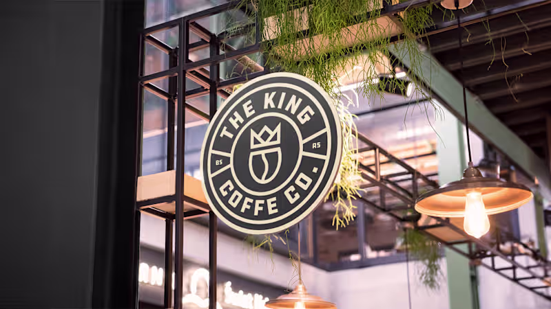 Cover image for Brand Identity Design for The King Coffee Co.