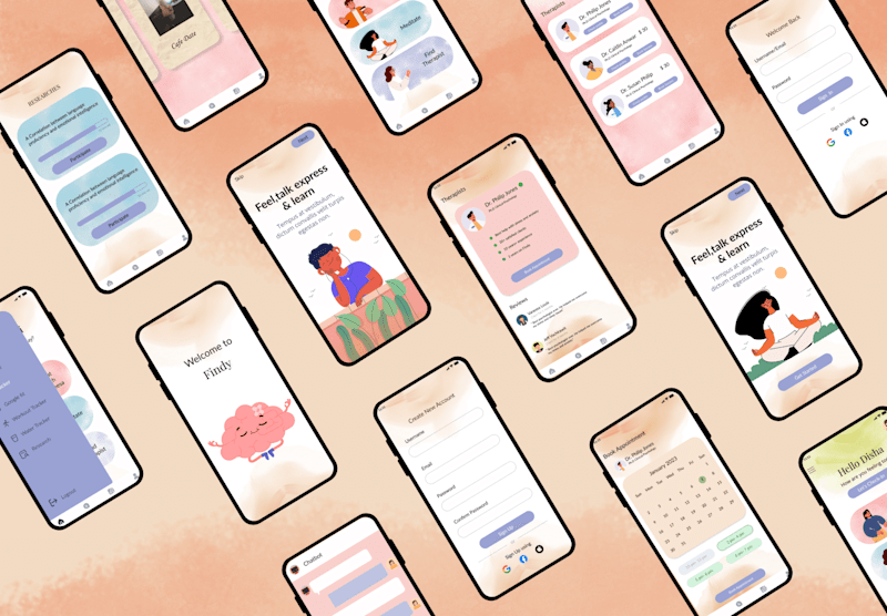 Cover image for Mental Health App: UI/UX Case Study 
