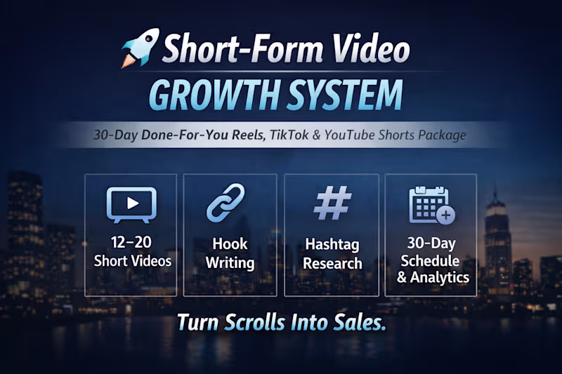 Cover image for 🚀 Short-Form Video Growth System
