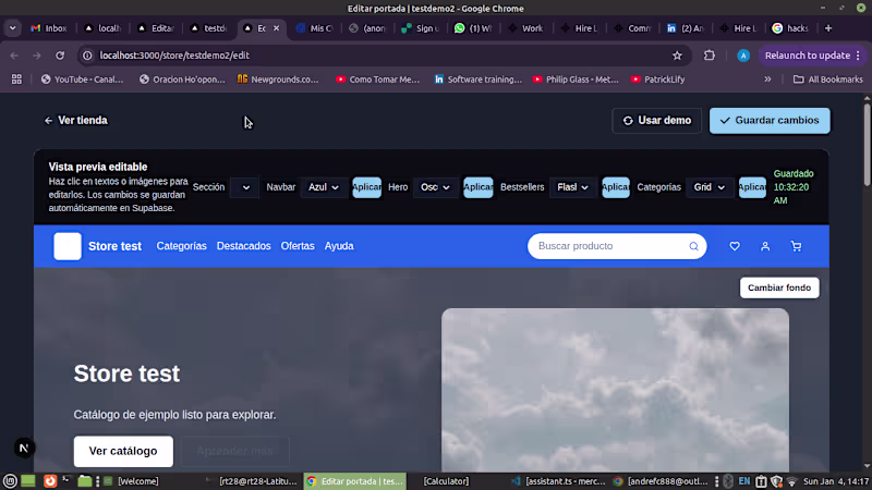 Cover image for Currently working in a saas ecommerce maker