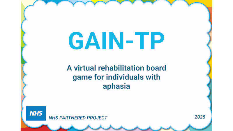 Cover image for Virtual Rehabilitation board game for individuals with Aphasia