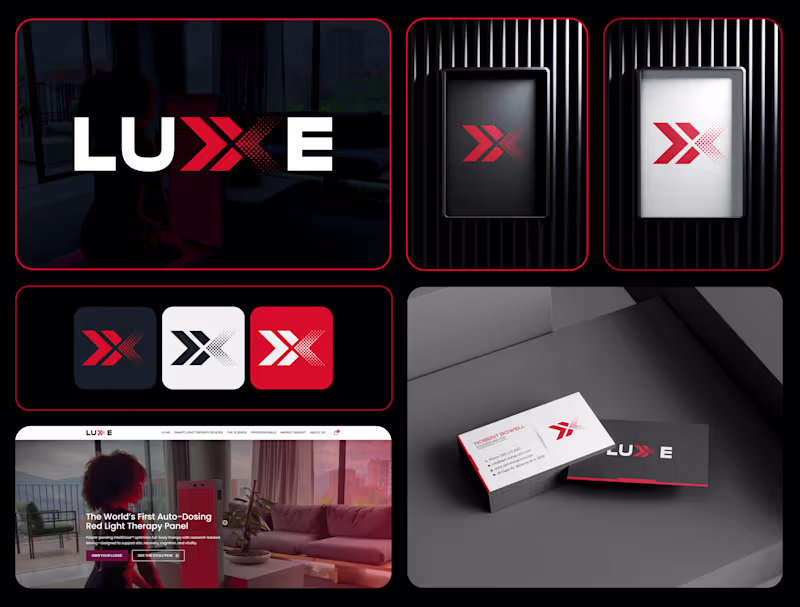 Cover image for LUXXE – Logo & Brand Identity Design