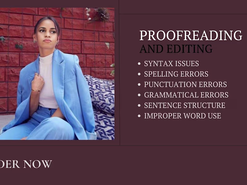 Cover image for Passionate Proofreader And Editor