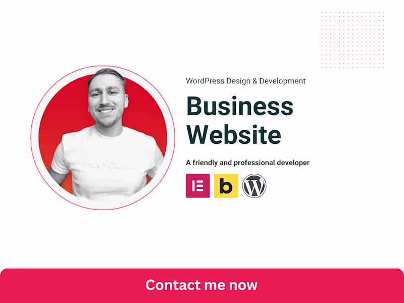 Cover image for I will design and develop a brochure website for your business