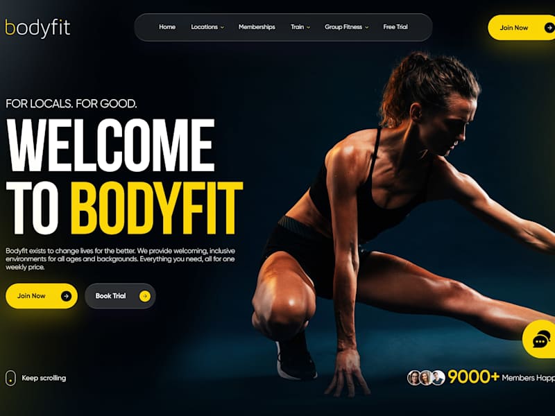 Cover image for BodyFit Website Redesign for Enhanced Conversions