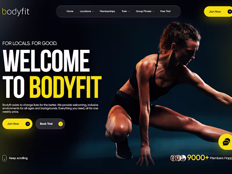 Cover image for BodyFit Website Redesign for Enhanced Conversions